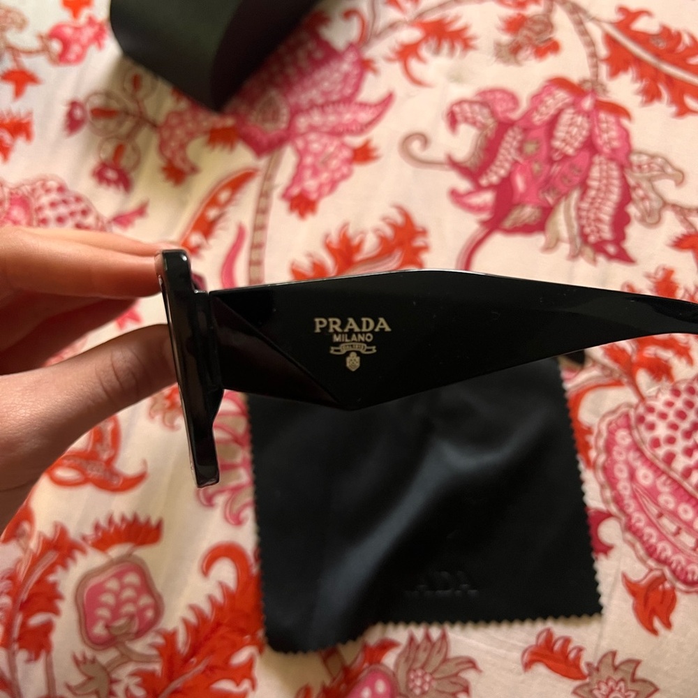 Prada Glossy Black Sunglasses - Picture 2 of 8